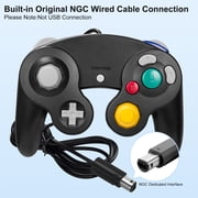 Gamecube Controller,2 Pack Wired Controller for Gamecube Console,Black