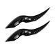 thumbnail image 2 of Car Roof Devil Horns Decoration Carbon Fiber Style Exterior Car Roof Sticker With Airflow Guide, 2 of 6