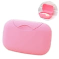 thumbnail image 1 of Jabonera portátil, contenedor de jabonera de color caramelo para el hogar, baño, viajes, senderismo al aire libre, camping, gimnasio, vacaciones Ormromra 2034998-3, 1 of 8