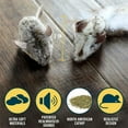 thumbnail image 4 of OurPets Play-N-Squeak Twice the Mice Cat Toy Interactive Catnip Toys Real Mouse Sound, Pack of 2, 4 of 7