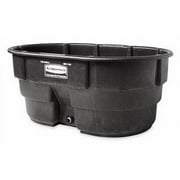 Rubbermaid 4245-00-GRAY Structural Foam Stock Tanks in Black, 150 gal. Capacity