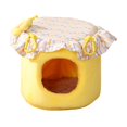 thumbnail image 3 of Accesorios para de pájaros de hamaca colgante de nido de pájaros, lecho de pájaros de nido de loro cómodos para animales pequeños periquitos Amarillo, 3 of 8
