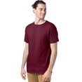 thumbnail image 4 of Hanes Men Short Sleeve T-Shirt 100% Cotton Tagless ComfortSoft Crew tee Heavy Soft S-3XL 5280, 4 of 4