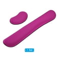 thumbnail image 3 of Uxcell Keyboard Wrist Pad Mouse Wrist Rest Ergonomic Wrist Support Comfortable Memory Foam Style 1, Red 1 Set, 3 of 5