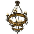 thumbnail image 2 of Meyda Tiffany 165159 Isabo 24 Light 48" Wide Taper Candle Style Chandelier - Antique, 2 of 6