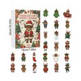 thumbnail image 3 of Christmas Advent Calendar Pendant - 24-Day Surprise Countdown Set Suitable For Christmas-themed Decorations For Living Rooms Fireplaces And Christmas Trees, 3 of 6