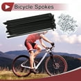thumbnail image 2 of Unique Bargains 36 Set 12G Bicycle Spoke 12G Bike Wheel Spokes 45 Steel Black-133mm, 2 of 7