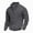 L101-Dark Gray, variant on Men's Hoodless Sweater Solid Color Jacquard Small Square Loose Half Zipper Henryneck Long Sleeve Sweater