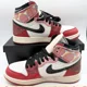 thumbnail image 2 of Ni - ke Ni - ke Air Jordan 1 Retro High OG Spider-Man Shoes DV1753-601 GS Size 4.5Y USED, 2 of 5