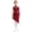 Burgundy, variant on Kids Girls Lyrical Dance Dress One Shoulder Long Sleeve Shiny Rhinestone Skirted Leotard Performance Dancewear Dusty Pink 6