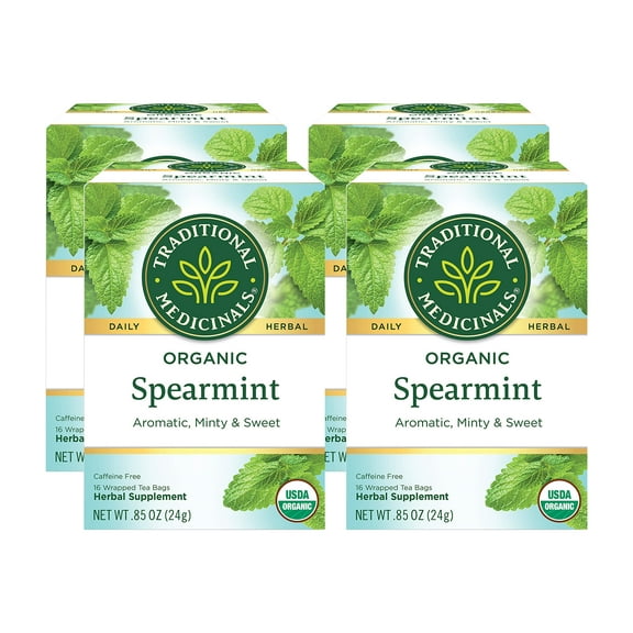 Organic Spearmint Tea, 16 Bags