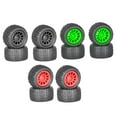 thumbnail image 4 of 1/18 Wheel Tires Rubber Wheel Supplies for Car Toy Remote Control Crawlers Model Car Rubber Wheel Parts, 4 of 8