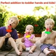 thumbnail image 6 of 5 PCS Drip Free Popsicle Holder for Kids, Reusable Silica gel Popcical Holder, Silicone burr-free safety Mess Free Frozen Treats Holder with Straw Popsicle Holder for Kids (5 colors), 6 of 7