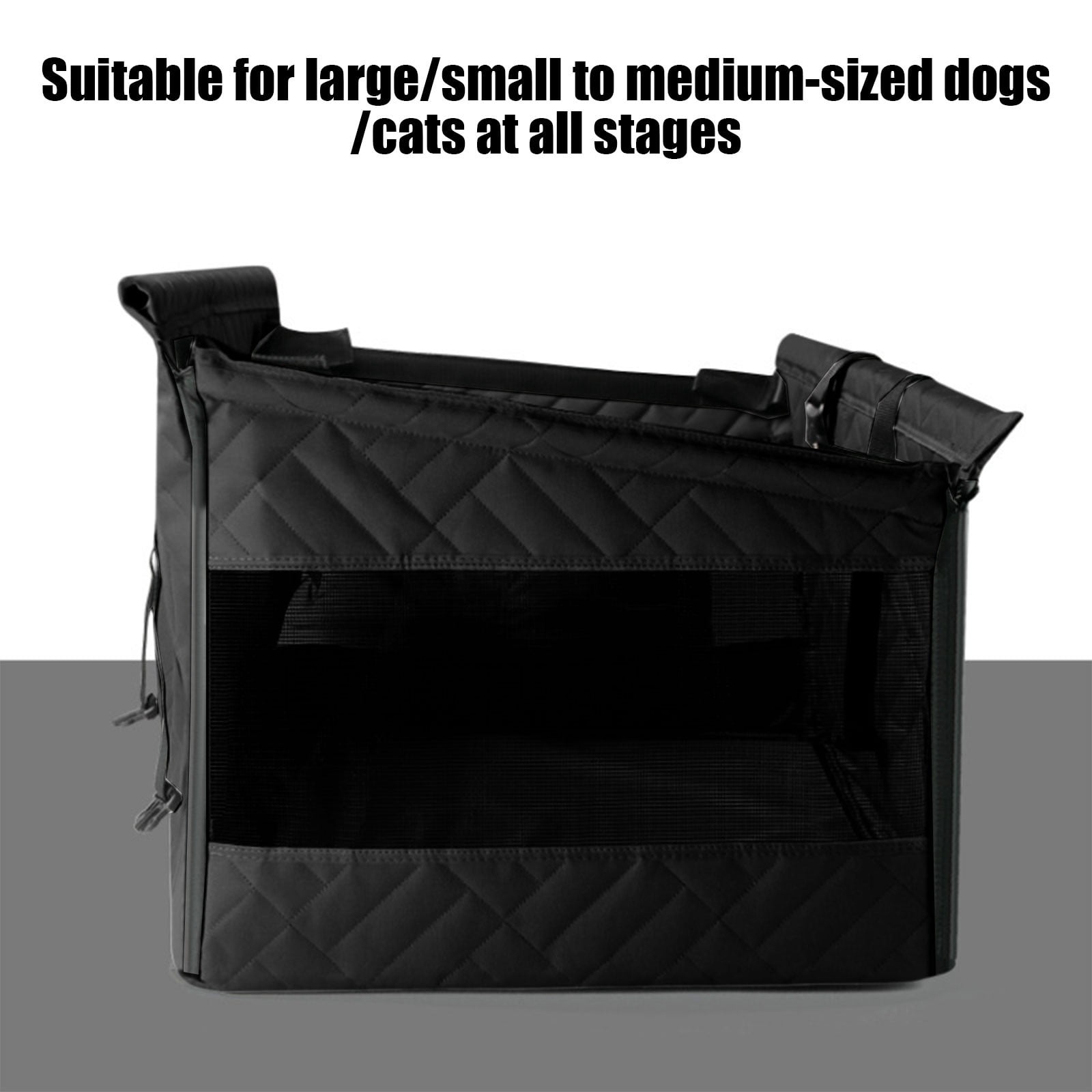 sruoe Dog Bed for Medium dogs, Car Mounted Pet Mat, Outdoor Sofa Dog Bed, Pet Bed Bottom With Hard Mesh, Dog Cage Bed Waterproof Dirt Proof Dog Mat, Pet Bed for Rear Seat Car, 23.6x17.7"