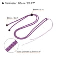 thumbnail image 2 of Unique Bargains Jade Rope Nylon Cord Necklace Holder Strings Emerald Rope, Light Purple 10 Pack, 2 of 6