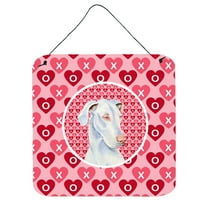 Carolines Treasures LH9131DS66 Great Dane Hearts Love and Valentines Day Portrait Wall or Door Hanging Prints 6HX6W