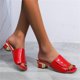 thumbnail image 4 of Zapatos de mujer de tacón medio, sandalias de mujer de tacón grueso a la moda y versátiles, ropa exterior, sandalias y zapatillas de boca de pez Wmkox8yii  hj789, 4 of 5