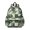 Geometric Triangle Green, variant on Geometric Circle Pink Pattern Backpack for School, Cute School Bag with Adjustable Shoulder Straps and Padded Back, 13.4"x11"x4.7"