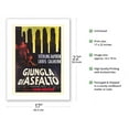 thumbnail image 2 of The Asphalt Jungle (Giungla Di Asfalto) - Starring Sterling Hayden Director John Huston - Vintage Italian Film Movie Poster by C. Previtera c.1950 - Bamboo Fine Art 290gsm Paper (Unframed) 17x22in, 2 of 4