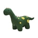 thumbnail image 3 of Taburete otomano con forma de dinosaurio de dibujos animados, asiento con adorno de animal, reposapiés para Verde oscuro, 3 of 9