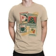 thumbnail image 2 of Vintage Christmas Stamp Collection Men's T-shirt, 2 of 3