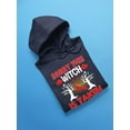 thumbnail image 3 of Sorry, This Witch Is Taken Hoodie Women -Image by Shutterstock, Female Large, 3 of 4
