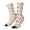 White, variant on Drink And Cocktail Glasses Crew Socks for Men & Women, Breathable Casual Athletic Ankle Socks