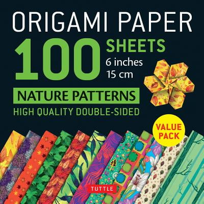 Yasutomo Deluxe Origami - Origami Paper 100 sheets Nature Patterns 6