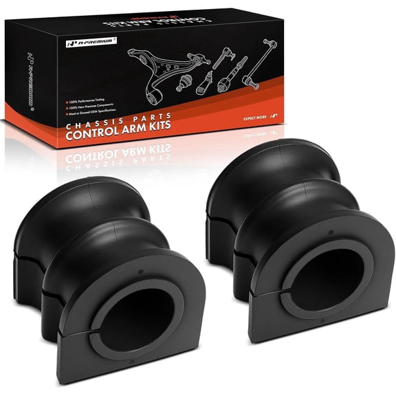 A-Premium 2 x Front To Frame Sway Bar Bushing Kit, Compatible with Jeep Grand Cherokee WK Series 2006-2010, Commander XK Series 2006-2010