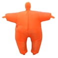 thumbnail image 2 of Traje inflable con máscara navideña, divertido espectáculo, traje de gordo, disfraz de muñeca de dibujos animados, traje blanco, traje inflable azul, 2 of 5
