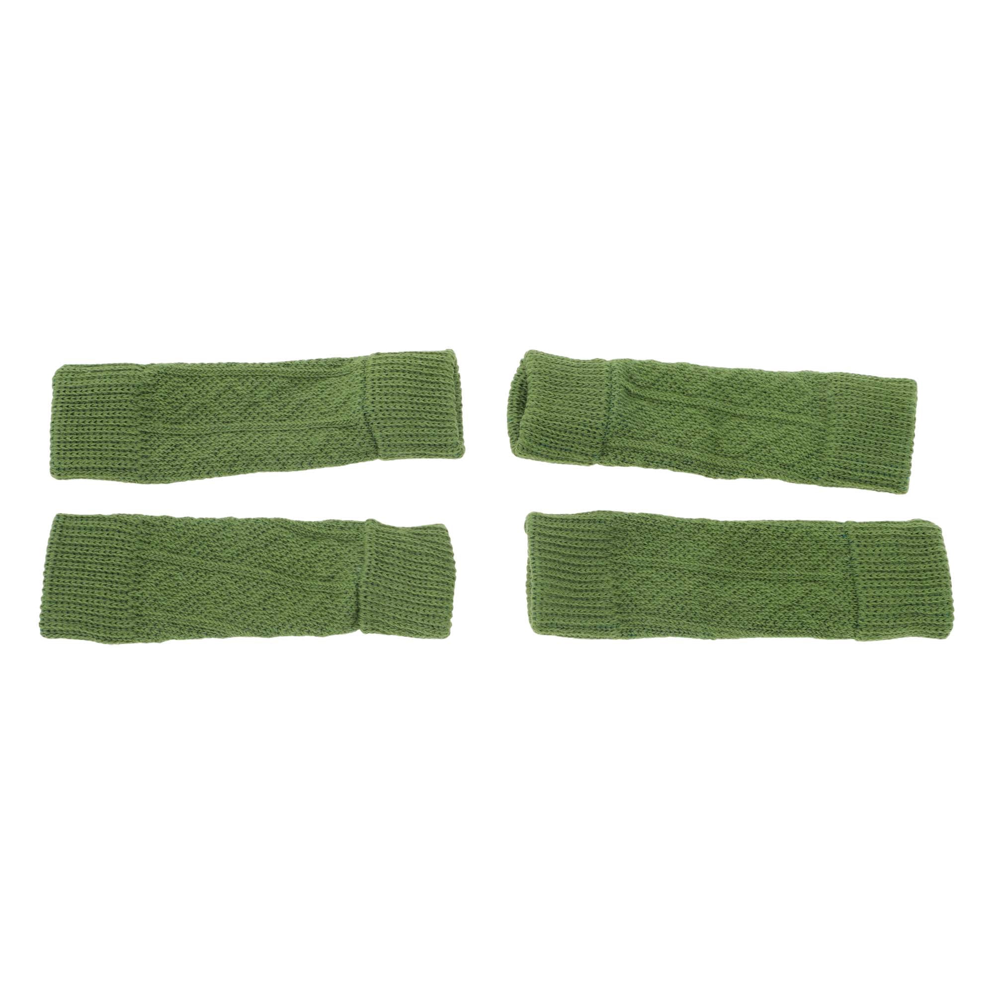 Unique Bargains Pack of 4 Dog Soft Knitted Socks Joint Protection Avocado Green XXL