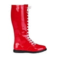 thumbnail image 6 of Patent Red Wrestling Adult Costume Boots, 6 of 6