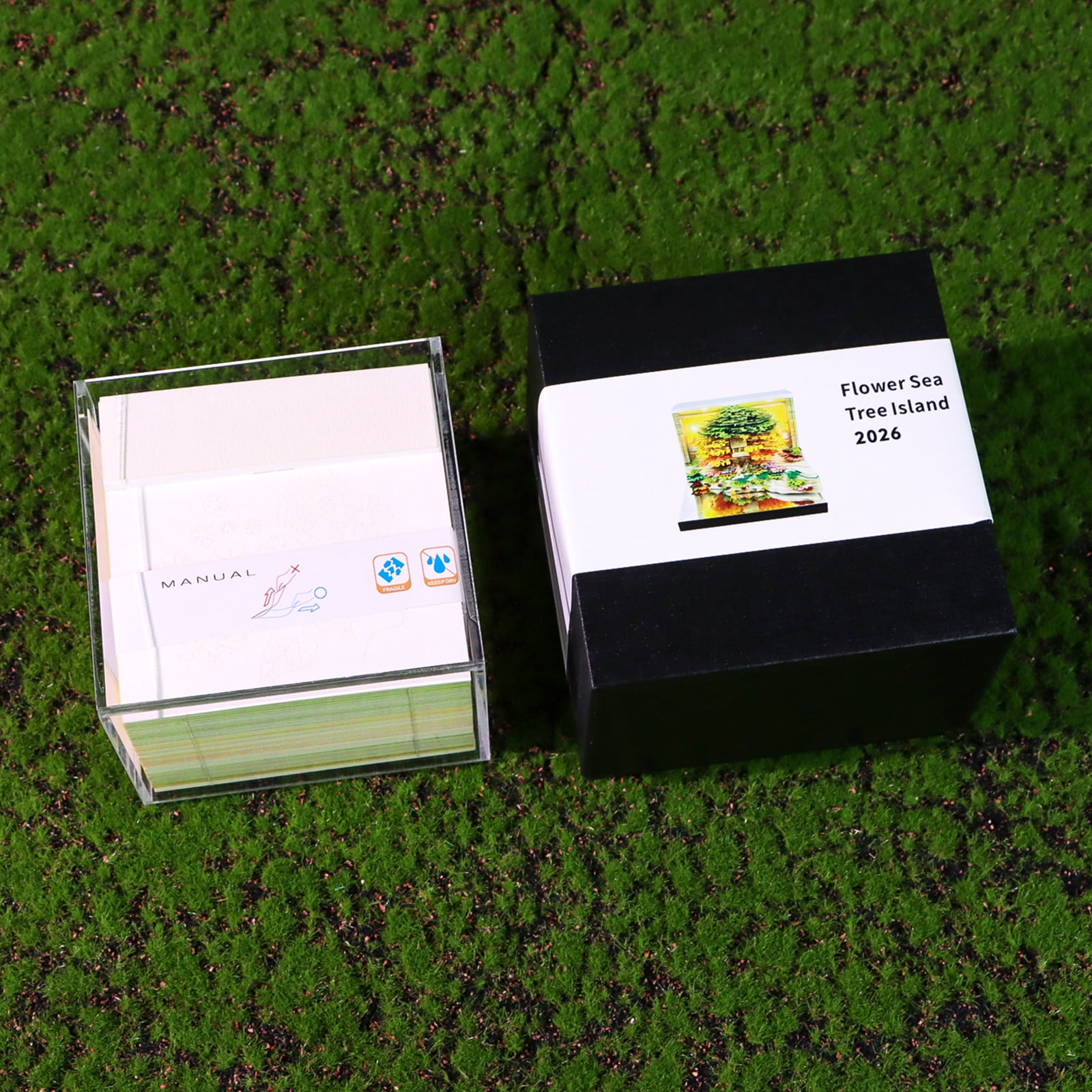 2026 Art Grade Blossomy Scheduler, Weekly Planner with LED Light Feature, Press Button Office