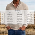 thumbnail image 3 of Mens Full Zip Cardigan Sweater Stand Collar Regular Fit Knit Sweaters, 3 of 6