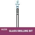 thumbnail image 3 of Dremel 662DR 1/8 inch Glass Drill Bit for Glass, Ceramic Wall Tile, Glass Block, Glass Bottles, and Jewelry, 3 of 3