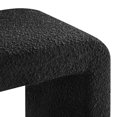 thumbnail image 2 of Simba Boucle Fabric Waterfall Stool in Black, 2 of 10