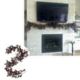thumbnail image 2 of Wreath 2 Seasonal Display for Living Room and Mantel Crafted from Polyester Silk Flowers for Autumn Halloween Wedding Décor 6 Ft, 2 of 6