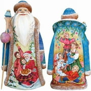 Christmas Ready Woodcarved Santa