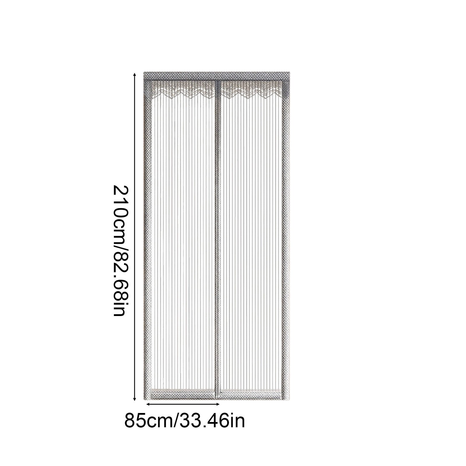Full Strip Magnetic Screen Door, Heavy Duty Mesh Curtain, Insect Proof Partition, Dustproof Hanging Cover for Home Entryway Patio Outdoor Daily Use