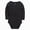 Black, variant on zuwimk Baby Girls Boys Bodysuit Super Soft Cotton Romper Snaps, breathable, one-piece, long & short sleeve, easy-diaper-change(3-6 Months,Black)