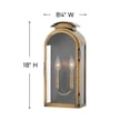 thumbnail image 4 of Hinkley Lighting - Two Light Wall Mount - Rowley - Two Light Outdoor Medium Wall, 4 of 13