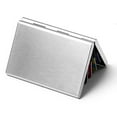thumbnail image 6 of YaChu RFID Blocking Credit Card Protector Aluminum ID Case Hard Shell Business Card Holders Metal Wallet for Men or Women (Silver), 6 of 7