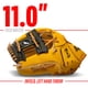 thumbnail image 3 of Guante de béisbol y sóftbol Franklin Sports Field Master 11", 3 of 8