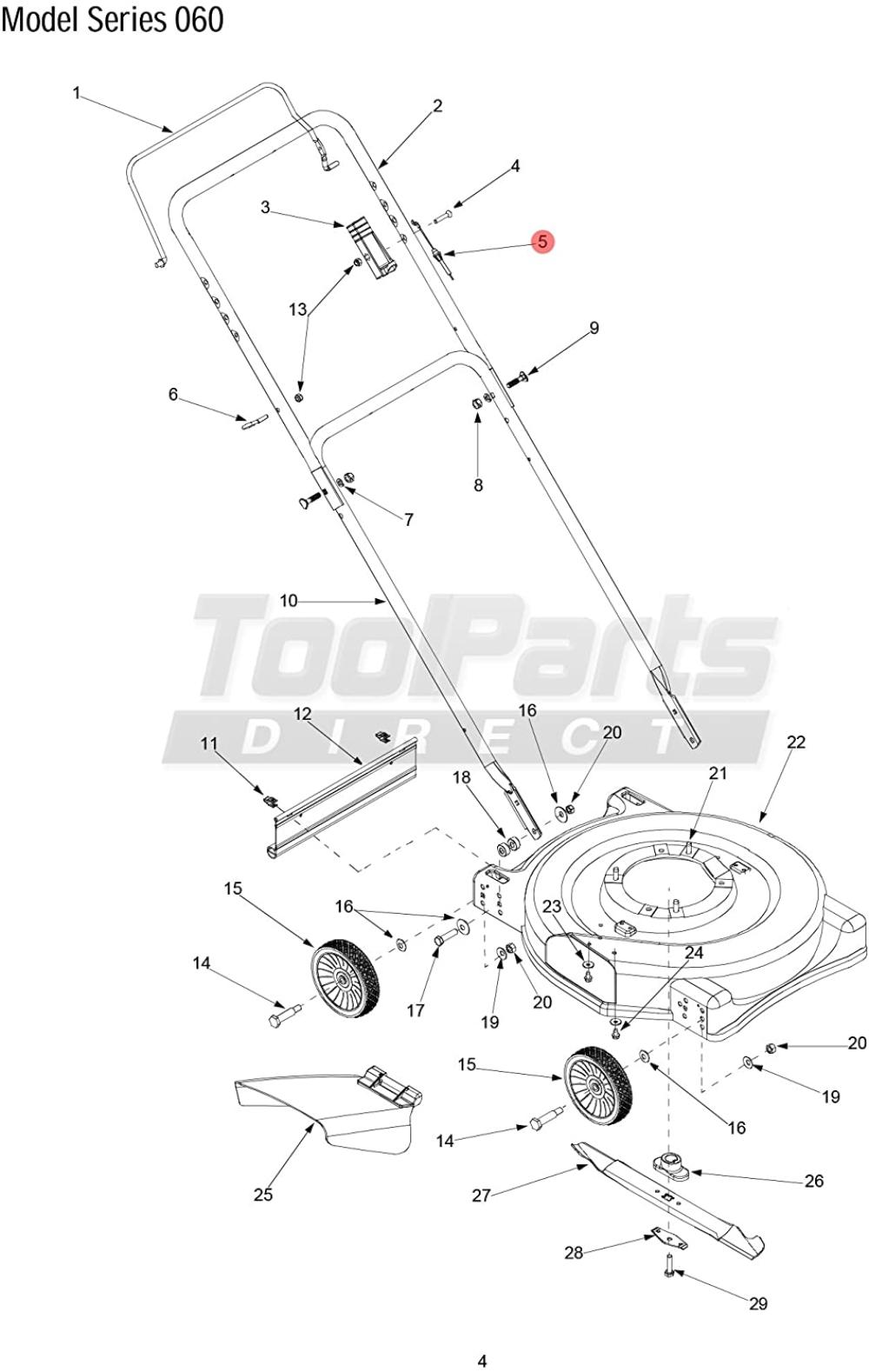 MTD Original Bremszug 946-0551 – Ersatzteil Für Rasenmäher & Gartengeräte, Länge 109 Cm