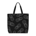 thumbnail image 1 of Fotbe White Pineapples Bolsa Tote con Estampado para Mujer, Bolsos con Cremallera, Bolsa de Hombro Casual de Gran Capacidad con Bolsillos Internos, 1 of 7