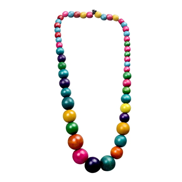 hecho a mano con de colores, gargantilla de de madera para uso diario, estilo , mujer, niña, joyería ligera, joyería de jinwen Collar hecho a mano