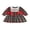 Red Green, variant on RUINIXCW Toddler Baby Girl Christmas Dress Outfit Infant Baby Girl Fall Winter Giangham Plaid Dress Clothes Cute Santa Tree Deer Embroidery Long Sleeve Ruffled Dress