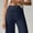 Navy, variant on HOT SALE!Women Stretch Twill Cropped Pants Wide Leg Jeans with Patch Pocket Straight Leg Chino Pants Casual Ankle Jeans Women Fashion Solid Color Elastic Long Pants Leisure Trousers Navy S