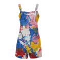 thumbnail image 7 of GaThRRgYP Summer Jumpsuit for Women,Womens Summer Comfortable Casual Suspender Printing Shorts Pocket Jumpsuit Shorts Multicolor S, 7 of 7