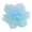 light blue, variant on Organza-Flower Burning Edge Fabric Floral Flower Handmade Flower Hair Accessorry Clothing Flower Ornament Women